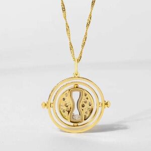 Origami Owl Harry Potter® Gold Time Turner Spinning Pendant Necklace